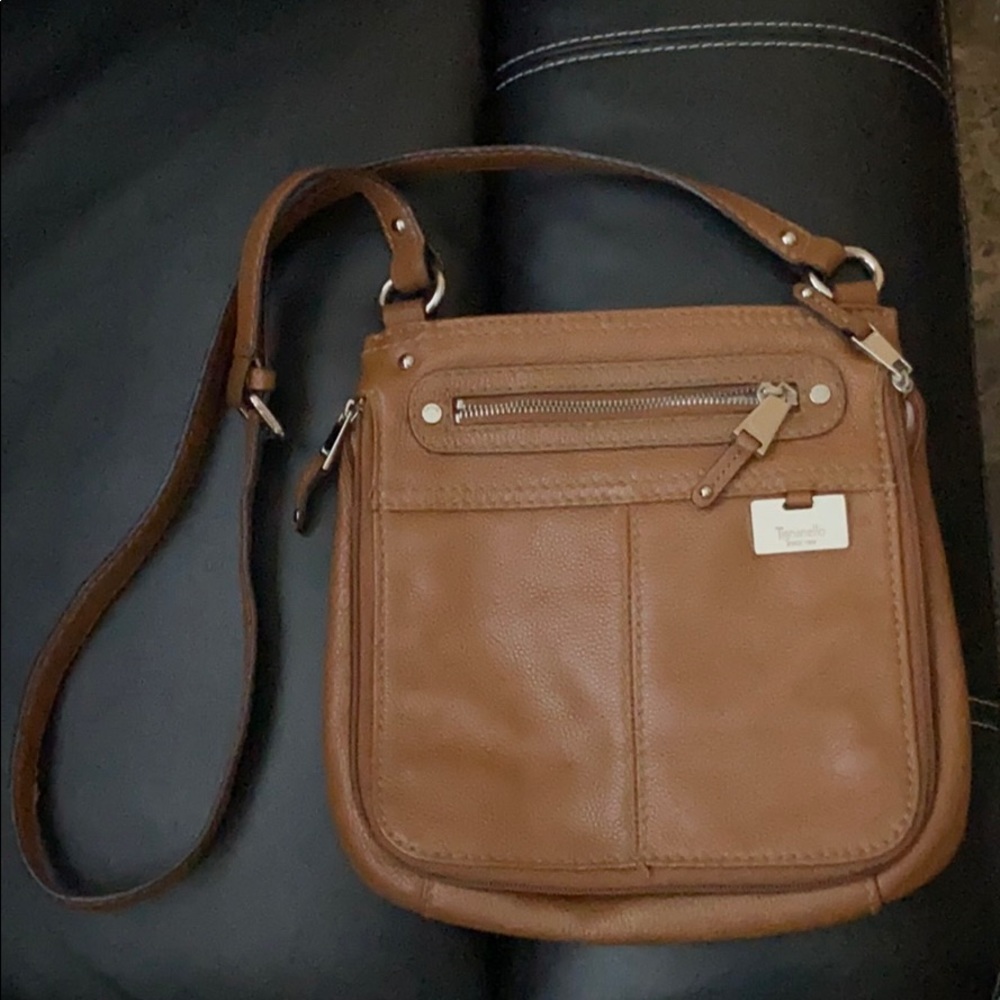 Beautiful Tignanello tan leather purse